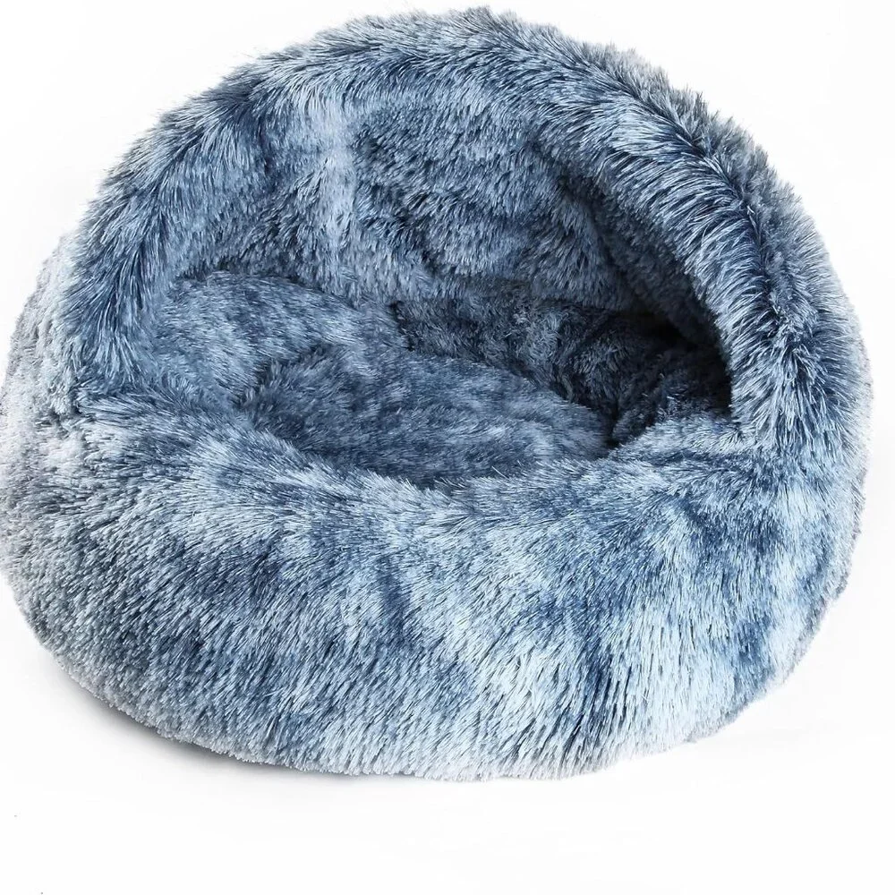 Calming  Cave Hooded Pet Bed  22